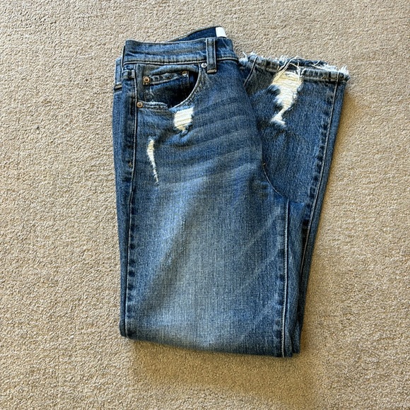 Pistola cropped straight leg jeans. - Picture 3 of 13